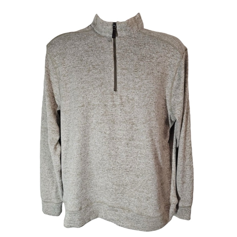 Men's Greg Norman Pullover Performance 1/4 Zip
Heather Tan Sweater Size XL